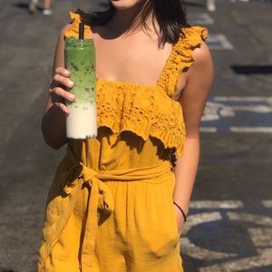 Yellow jumpsuit
